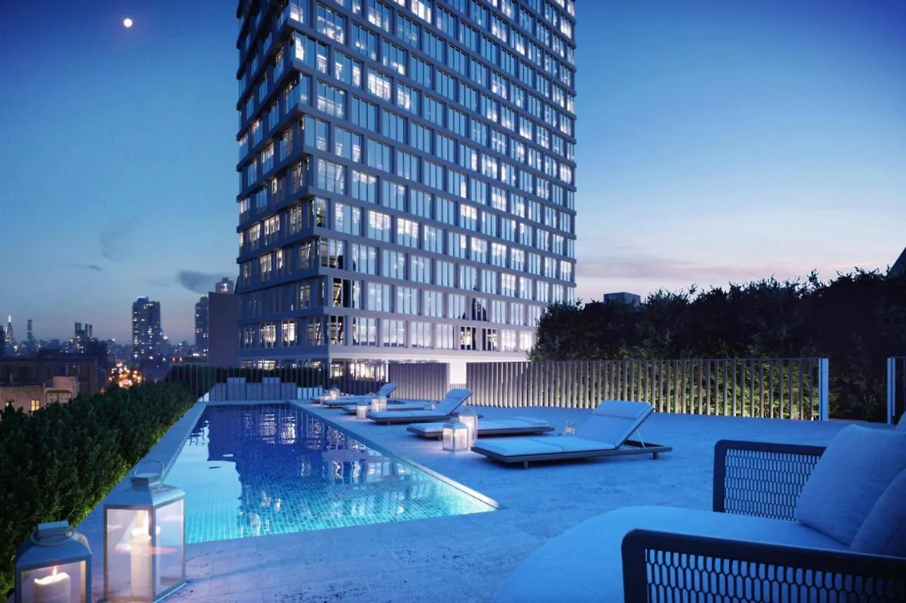 דירה ניו יורק Clinton Hill Studio W Gym Pool Wd Nr Barclays Nyc-1021 ארצות הברית
