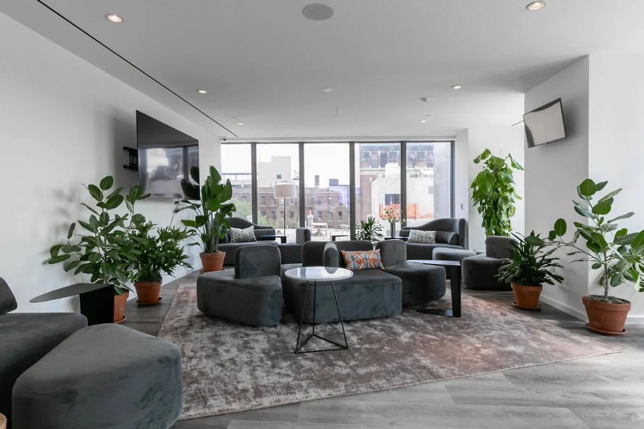 דירה ניו יורק Clinton Hill Studio W Gym Pool Wd Nr Barclays Nyc-1021